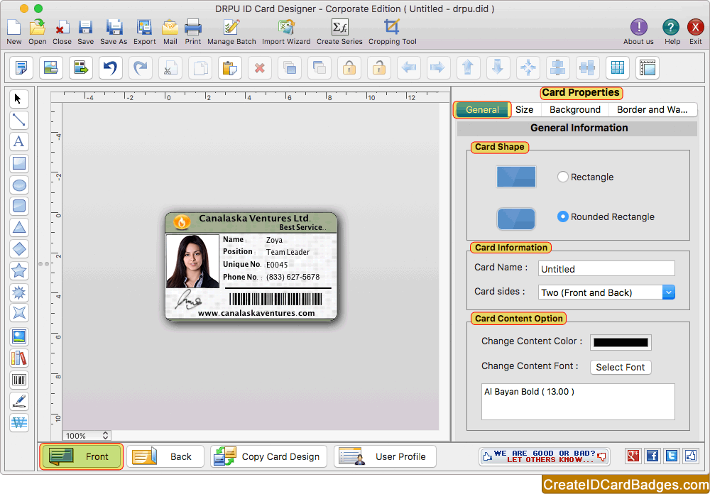 Design ID Card Design ID Card