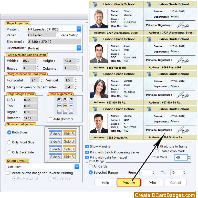 Print designed ID Cards Print designed ID Cards