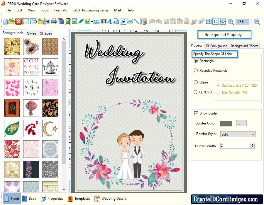 Wedding Card Software