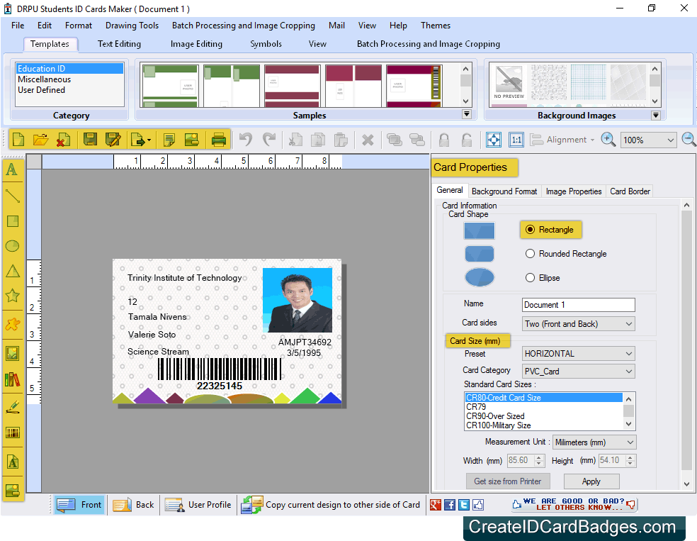 Student ID Cards Maker System