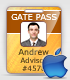 Mac Gate Pass ID Cards Maker Software