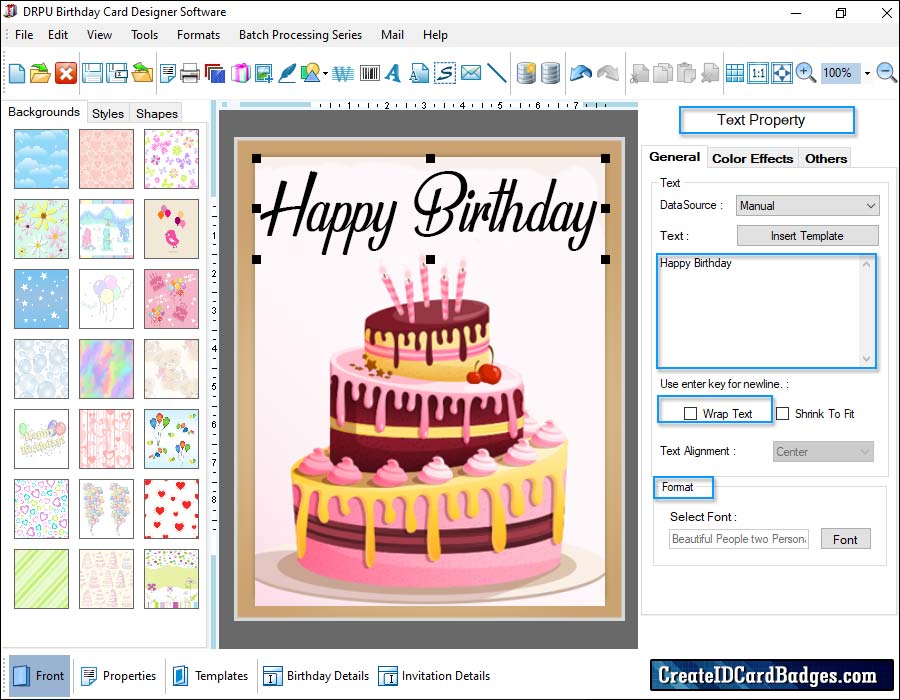 Birthday Card Software