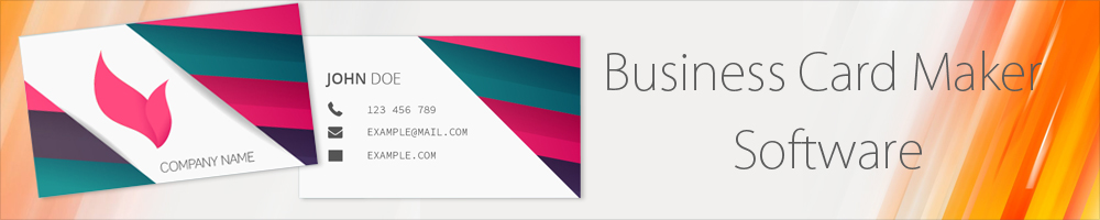 Business Card Maker Software Screenshots