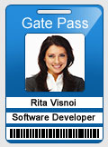 Visitors ID Cards Maker Software